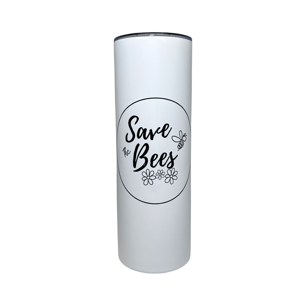 Save the Bees 20oz Tumbler + Straw