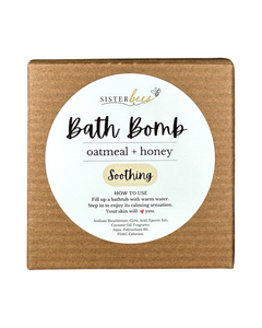 Bath Bomb- Oatmeal + Honey (5oz)
