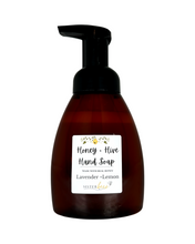 Load image into Gallery viewer, Honey & Hive Hand Soap- Foam Pump-Lavender and Lemon