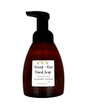 Load image into Gallery viewer, Honey &amp; Hive Hand Soap- Foam Pump-Peppermint Bark
