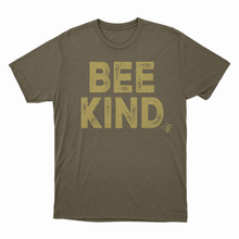 Load image into Gallery viewer, "Bee" Kind T-Shirt (brown + yellow) - Pack of 10