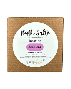 Relaxing Honey Bath Salts