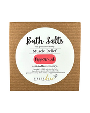 Load image into Gallery viewer, Muscle Relief Honey Bath Salts