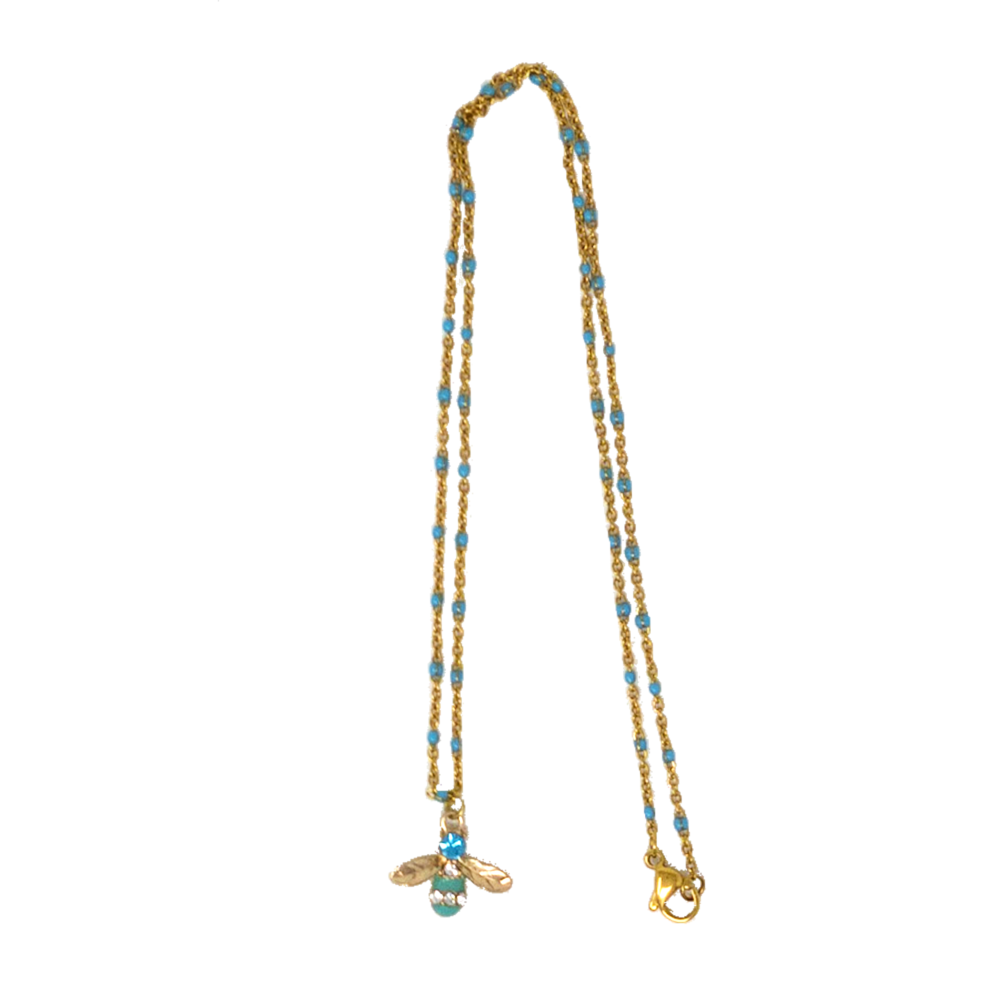 Dainty 2025 bee necklace