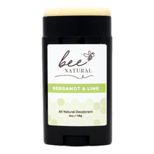 Load image into Gallery viewer, Bee Natural Bergamot Lime All Natural Deodorant- Pack of 4
