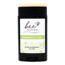 Load image into Gallery viewer, Bee Natural Bergamot Lime All Natural Deodorant- Pack of 4