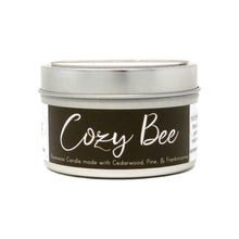 Load image into Gallery viewer, Beeswax Candles - Cozy Bee (with Cedarwood, pine, & Frankincense) set of 6