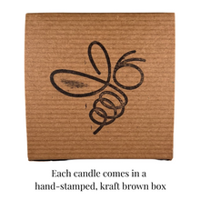 Load image into Gallery viewer, Beeswax Candles - Fresh Bee (with Lavender, Bergamot, & Lemon) set of 6