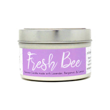 Load image into Gallery viewer, Beeswax Candles - Fresh Bee (with Lavender, Bergamot, & Lemon) set of 6