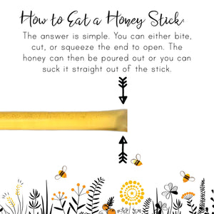 Honey Sticks + Display Jar