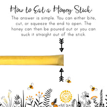 Load image into Gallery viewer, Honey Sticks with Sweet Sayings + Display Jar
