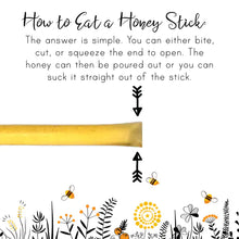 Load image into Gallery viewer, Honey Sticks with Sweet Sayings + Display Jar