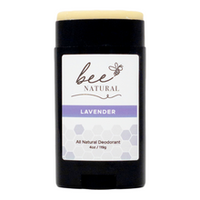 Load image into Gallery viewer, Bee Natural Lavender All Natural Deodorant- Pack of 4