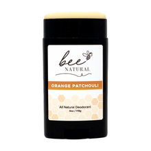 Load image into Gallery viewer, Bee Natural Orange Patchouli All Natural Deodorant- Pack of 4
