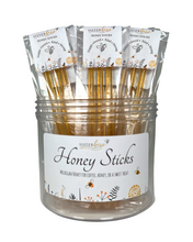 Load image into Gallery viewer, Honey Sticks with Sweet Sayings + Display Jar