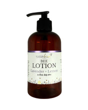 Load image into Gallery viewer, Bee Lotion- Lavender &amp; Lemon (with HONEY + BEESWAX!)
