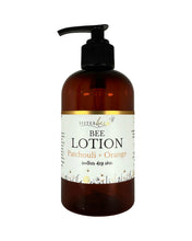 Load image into Gallery viewer, Bee Lotion- Patchouli &amp; Orange (with HONEY + BEESWAX)
