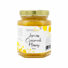 Load image into Gallery viewer, Michigan Lemon Creamed Honey 8oz Jar - 6pk
