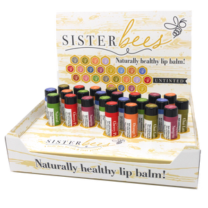 Natural Beeswax Lip Balm (Case of 24)